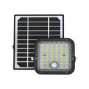 Solárny LED projektor V-TAC 10W IP65, časovač na diaľkové ovládanie, LiFePo 3,7 V 6000 mA čierny