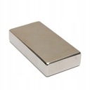 Neodymový tanierový magnet 45x25x10 mm STRONG N42 silný obdĺžnikový tyčový magnet