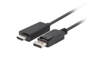 DisplayPort (M) V1.1 -> HDMI (M) kábel 1,8m čierny Lanberg