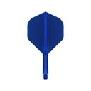 Target K-Flex Feathers + Shafts Dart Blue Short System