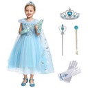 ELSA ŠATY FROZEN ELSA OUTFIT 2 140/146