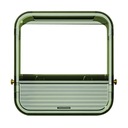 Viacúrovňový úložný regál 2-vrstvový podnosový stojan Zelený