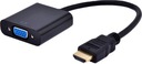 AV adaptér HDMI D'Sub (VGA) čierny (HDMI GA04)