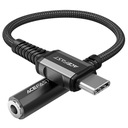 ACEFAST SILNÝ FLEXIBILNÝ AUX KÁBEL USB-C 3,5 MM MINI JACK AUDIO DAC KÁBEL