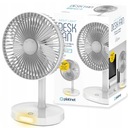 VENTILÁTOR stolný ventilátor s BATÉRIOU + LAMPOU