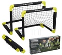 Futbalové BRANKY Dunlop so sieťou 50x44x44 cm skladacia SET 2 ks.