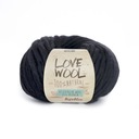 Priadza LOVE WOOL 108 ČIERNA vlna/alpaka 14770