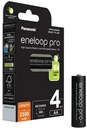 4x Eneloop Pro 2500 mAh 4* AA + AA box zadarmo!