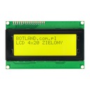 LCD displej 4x20 znakov zelený - justPi