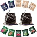 Yerba Mate Set pre dve bombilla tekvice 10x50g