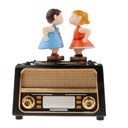 1 balenie Retro Radio Box Auto