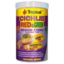 Cichlid Red&Green Medium Sticks krmivo pre stredne veľké cichlidy 1000 ml