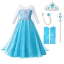 ŠATY ELSA OUTFIT Elza Frozen 110 116 4 - 5 rokov