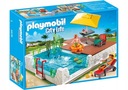 PLAYMOBIL 5575 Bazén a terasa - pre dom, vilu, ležadlá