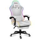 Herné kreslo HUZARO Force 4.7 White RGB