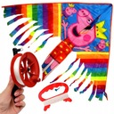 KITE PEPPA PIG XXL VEĽKÉ 150cm + ZADARMO 40m