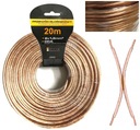 DVOJDRÔTOVÝ PROFESIONÁLNY AUDIO HQ OFC REPRODUKTOROVÝ KÁBEL 2x1,5mm - 20m