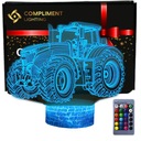 3D LED nočná lampa FARMING TRACTOR FARM TRACTOR