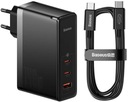 Baseus GaN5 Pro rýchla USB nabíjačka +2xUSB-C 140W