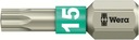 WERA Nerezový Torx bit TX15x25 mm, typ 3867/1 TS