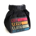 Eat Sleep Climb Repeat Black Gadd boulder bag