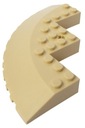 LEGO Bevel Round/Arc 10x10 Béžová (58846/6310951)