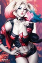 Filmový plagát Batman Harley Quinn Kiss 61x91,5 cm