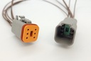 Deutsch DT06-6S Cube plug 6 pinový konektor