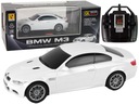 AUTO RC AUTO NA DIAĽKOVÉ OVLÁDANIE S DIAĽKOVÝM OVLÁDANÍM BMW M3 biele