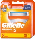 Vložky čepele GILLETTE FUSION 8 ks TRIMER 100% ORG