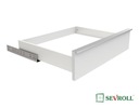 SEVROLLBOX Slim 3D zásuvka V= 90, biela, L-500mm