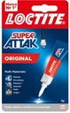 Profesionálne lepidlo LOCTITE SUPER ATTAK 3g