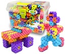 Stavebné bloky Waffles Basic 500 Elements Travel Box 3+ Meli 50003