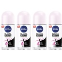 NIVEA Dámsky antiperspirant Black&White 4x50ml