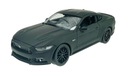 WELLY 2015 FORD MUSTANG GT MATTE BLACK 1:24 KOV NOVÝ MODEL