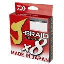 Daiwa J-Braid Grand X8 0,22mm-135m Grey-Light