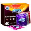 Kondómy Durex Fun Explosion Mix - 40 ks.