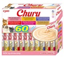 INABA CAT CHURU mačací maškrta 6 príchutí s tuniakom 60 x 14 g 840 g