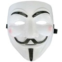 V pre anonymnú masku Vendetta, Guy Fawkes WHITE