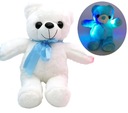 SVIETIACI MEDVEĎ PLYŠOVÝ LED MASKOT 30 CM