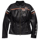 KOŽENÁ DÁMSKA MOTOCYKLICKÁ BUNDA HARLEY DAVIDSON S