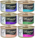 Miamor Pasteten (Pate) Zmes príchutí 6 x 85 g