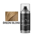 *GLOVIS zahusťovadlo 100 ml stredne blond kozmetické mikrovlákna pre stredne blond vlasy