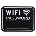 Čierna nástenná tabuľa pre Wifi Password Loft