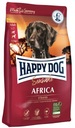 HAPPY DOG SUPREME AFRICA 4kg MONO-PROTEÍNOVÉ KRMIVO PSTROS PRE CITLIVÝCH PSOV