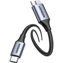 Ugreen USB-C - MicroUSB synchronizačný kábel typu B, 2m, pre kameru, disk