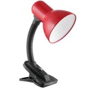 LATSA, stolná lampa s klipom, 40W, E27, oceľ +