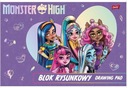 BLOK NA KRESLENIE A4/20K MONSTER HIGH (10KS), UNIPAP