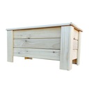 Drevený ZÁHRADNÝ BOX BOX LAVICA 122x50x48