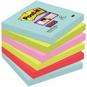 POST-IT SUPER lepiace bločky 76 X 76 MM MIX